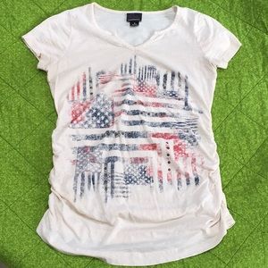 Maternity American flag top